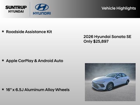 Used 2026 Hyundai Sonata SE FWD image 23
