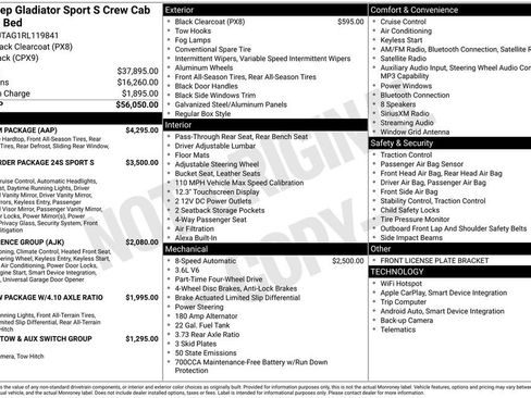 Used 2024 Jeep Gladiator Sport w/ Premium Package image 7