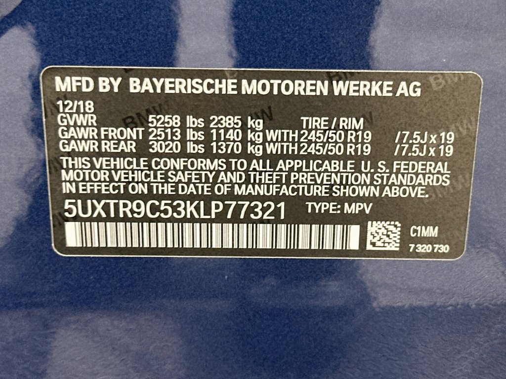 Used 2019 BMW X3 xDrive30i w/ Premium Package AWD/4WD image 33