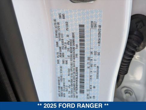 New 2025 Ford Ranger XLT w/ FX4 Off-Road Package image 22