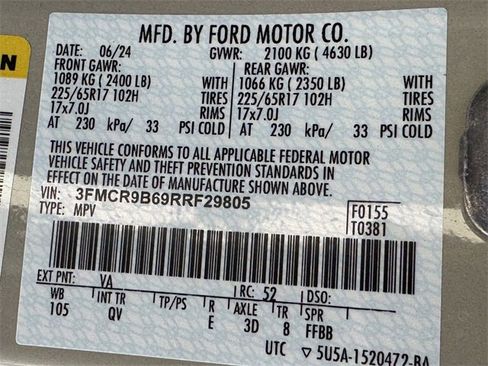 Used 2024 Ford Bronco Sport Big Bend w/ Convenience Package image 33