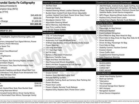 New 2026 Hyundai Santa Fe Calligraphy AWD/4WD image 4