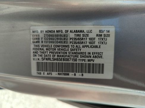 Used 2014 Honda Odyssey EX-L image 15