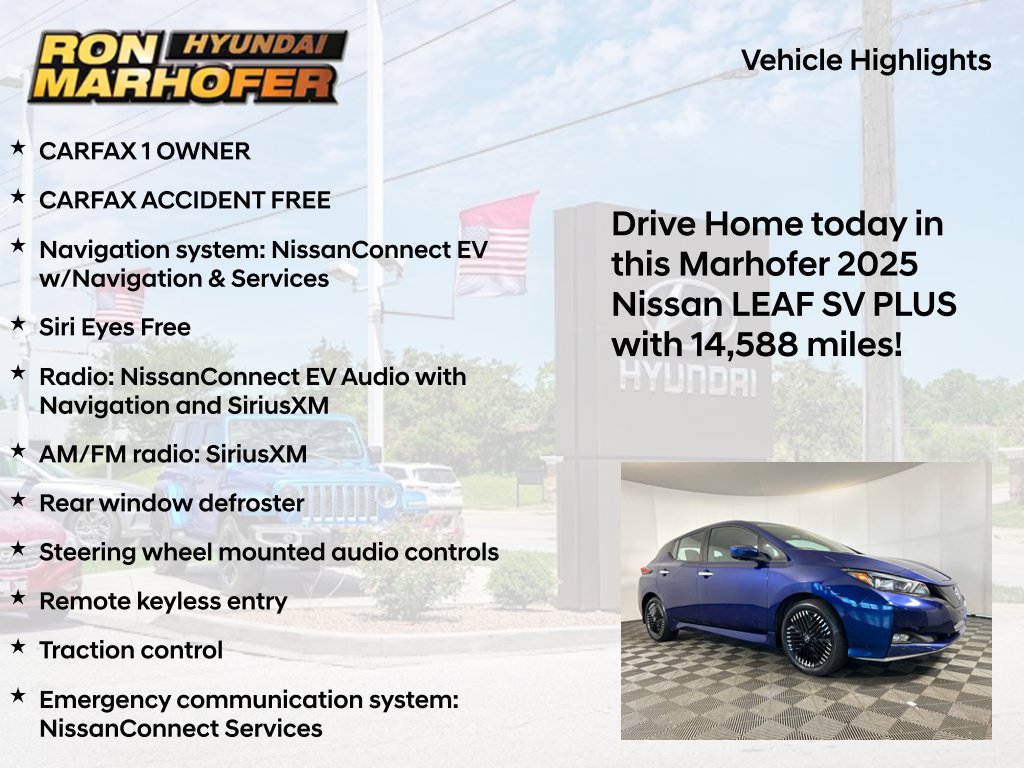 Used 2025 Nissan Leaf SV Plus FWD image 15