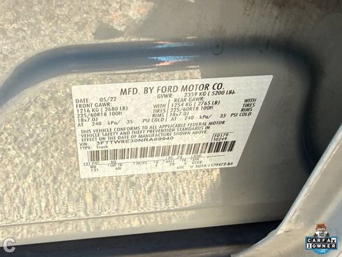 Used 2022 Ford Maverick Lariat w/ Lariat Luxury Package FWD image 24