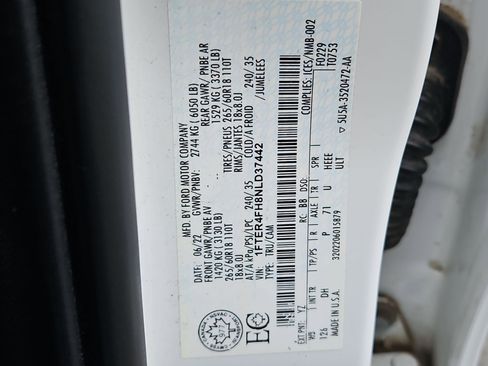 Used 2022 Ford Ranger Lariat w/ Technology Package image 37