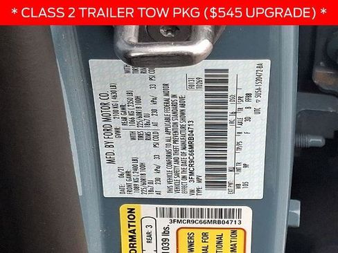 Certified 2021 Ford Bronco Sport Outer Banks w/ Outer Banks Package (96D) image 27