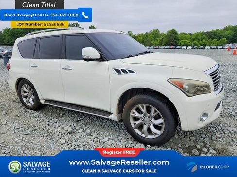 Used 2013 INFINITI QX56 4WD w/ Theater Pkg image 5