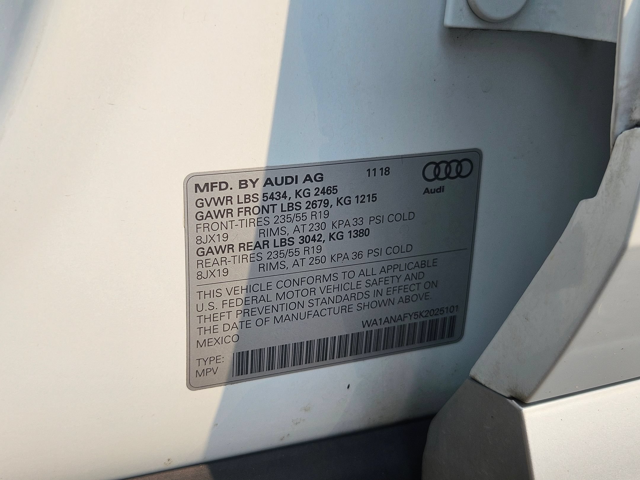 Used 2019 Audi Q5 2.0T Premium w/ Convenience Package AWD/4WD image 33