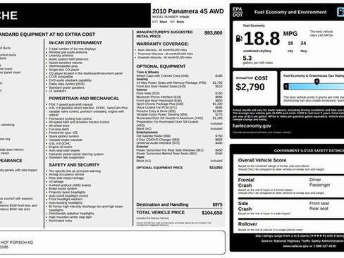 Used 2010 Porsche Panamera S image 3