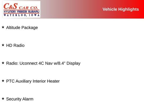 Used 2018 Jeep Renegade Altitude w/ UConnect 8.4 Nav Group AWD/4WD image 3