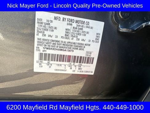 Certified 2021 Ford Explorer XLT w/ Equipment Group 202A image 36