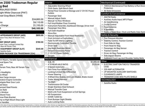 Used 2016 RAM 2500 Tradesman w/ Chrome Appearance Group image 8