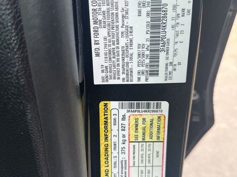 Certified 2019 Ford Fusion SE image 59