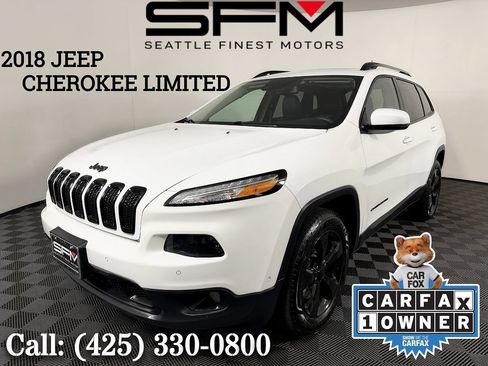 Used 2018 Jeep Cherokee Limited w/ Technology Group AWD/4WD image 1