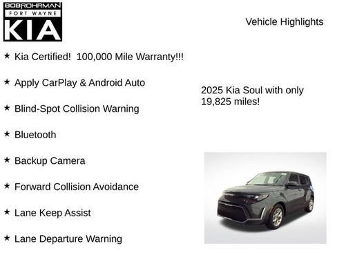 Certified 2025 Kia Soul LX w/ LX Technology Package FWD image 7