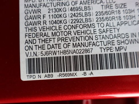 Certified 2022 Honda CR-V EX-L image 34
