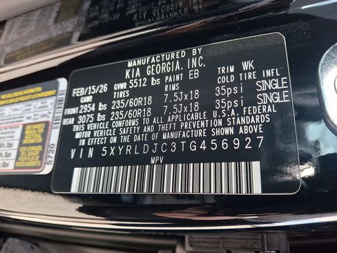 New 2026 Kia Sorento S w/ S Panoramic Sunroof Package image 19