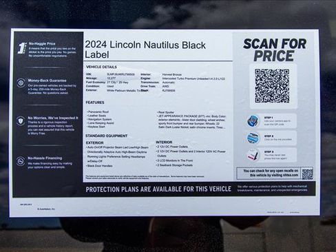 Used 2024 Lincoln Nautilus Black Label w/ Jet Appearance Package (87T) AWD/4WD image 29