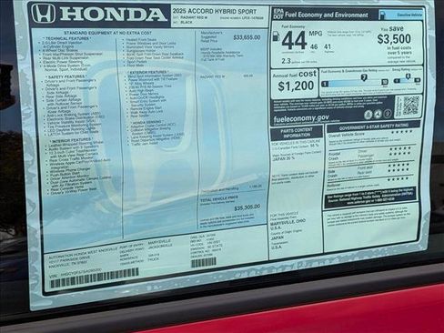 New 2025 Honda Accord Sport image 17