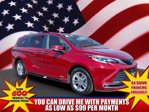 Used 2021 Toyota Sienna Platinum AWD/4WD image 1
