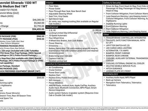 Used 2026 Chevrolet Silverado 1500 W/T w/ WT Value Package AWD/4WD image 30