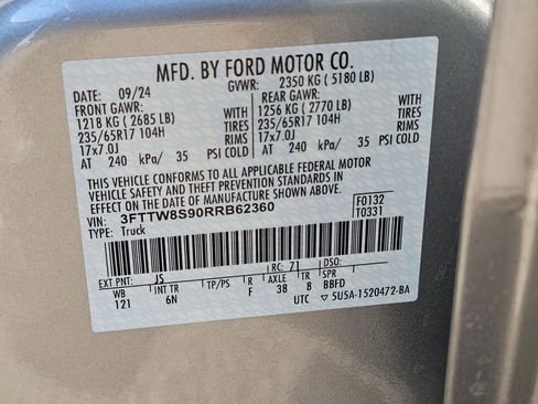 Certified 2024 Ford Maverick Lariat w/ FX4 Off-Road Package image 28