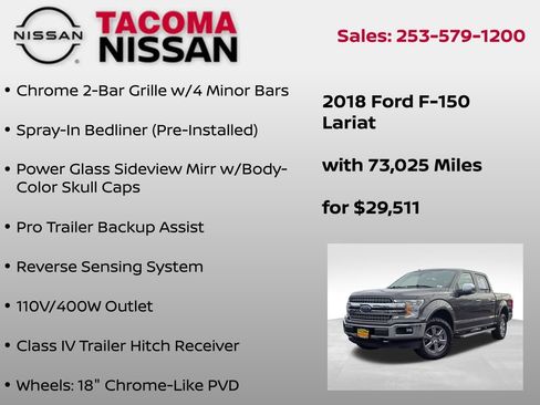 Used 2018 Ford F150 Lariat AWD/4WD image 31