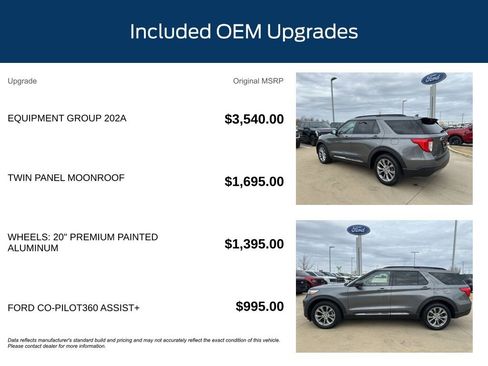 Used 2022 Ford Explorer XLT w/ Equipment Group 202A image 11