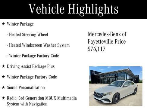 Certified 2026 Mercedes-Benz E 350 Sedan image 18