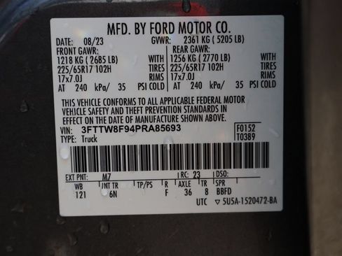Used 2023 Ford Maverick Lariat w/ Lariat Luxury Package AWD/4WD image 50