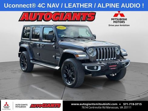 Used 2021 Jeep Wrangler Unlimited Sahara w/ Cold Weather Group image 1