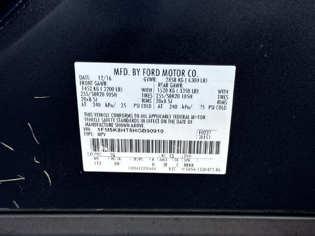 Used 2017 Ford Explorer Platinum AWD/4WD image 33
