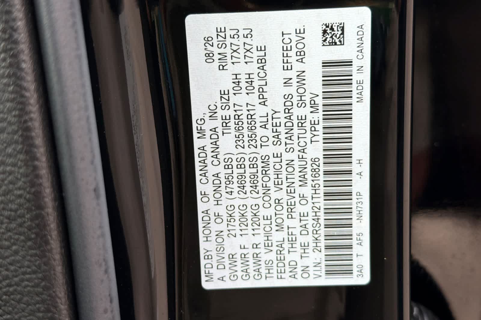New 2026 Honda CR-V LX image 24