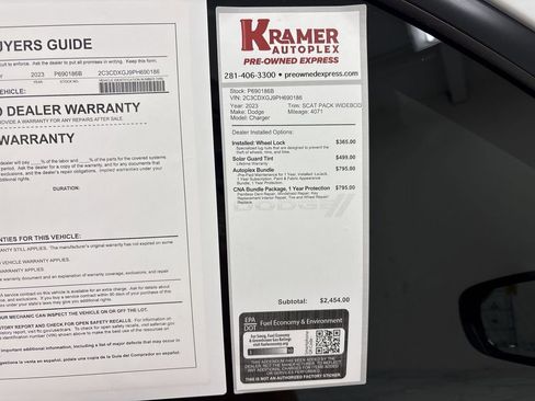 Used 2023 Dodge Charger Scat Pack RWD image 35
