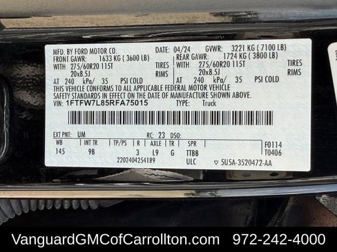 Used 2024 Ford F150 Platinum w/ FX4 Off-Road Package AWD/4WD image 33