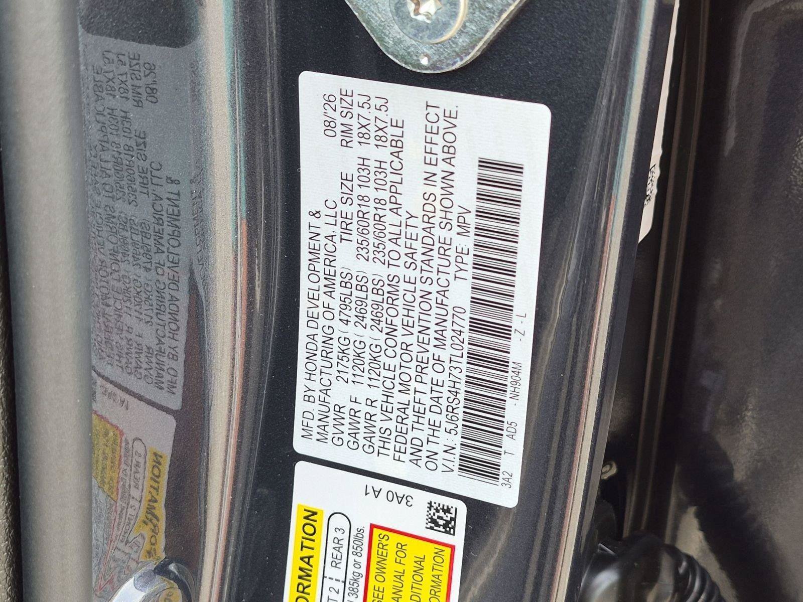 Certified 2026 Honda CR-V EX-L image 20