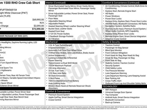 Used 2025 RAM 1500 RHO image 37
