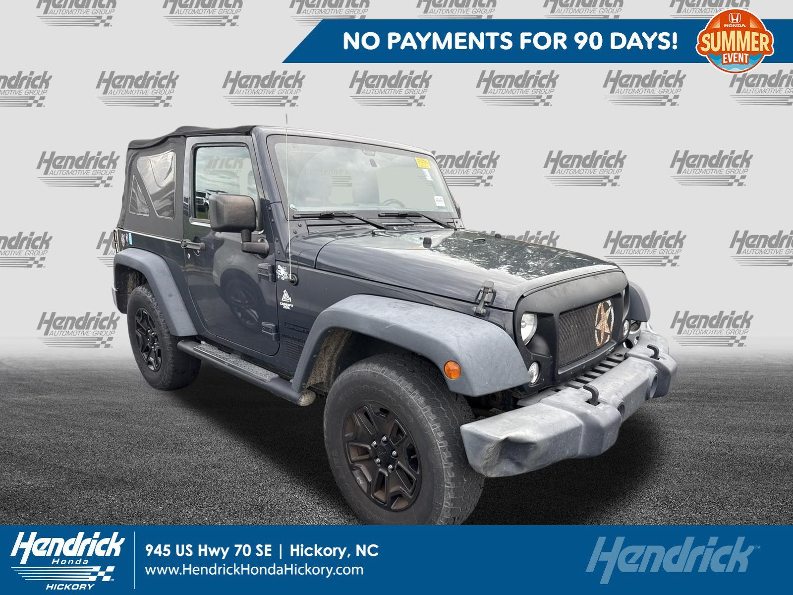 Used 2016 Jeep Wrangler Sport w/ Mopar Black Appearance Group AWD/4WD image 1