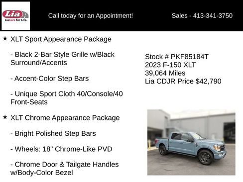Used 2023 Ford F150 XLT w/ Equipment Group 302A High AWD/4WD image 26