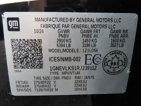 Used 2024 Chevrolet Traverse RS image 72