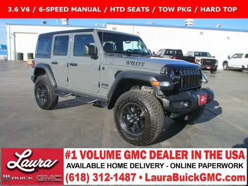 Used 2022 Jeep Wrangler Unlimited Sport image 1