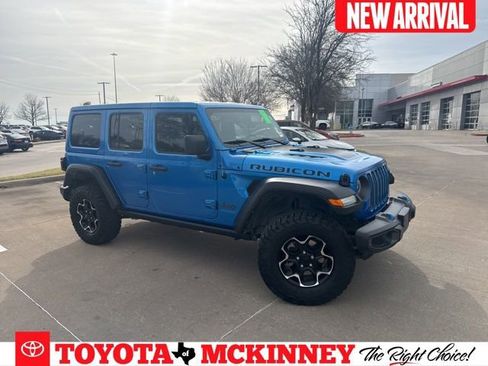 Used 2022 Jeep Wrangler Unlimited Rubicon 4xe w/ Cold Weather Group image 1