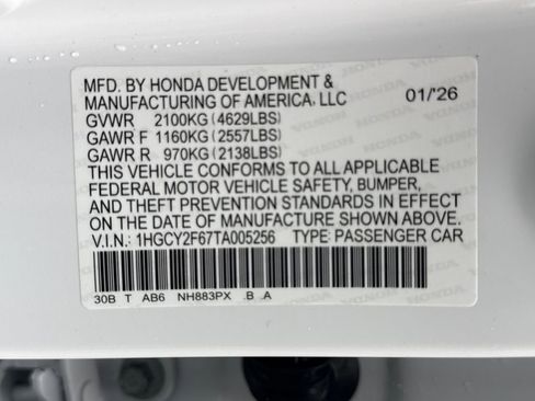 New 2026 Honda Accord EX-L image 27