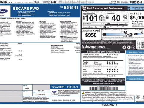 Used 2024 Ford Escape SE FWD image 3