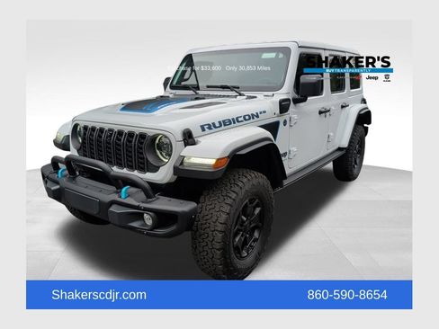 Used 2023 Jeep Wrangler Unlimited Rubicon 4xe AWD/4WD image 1