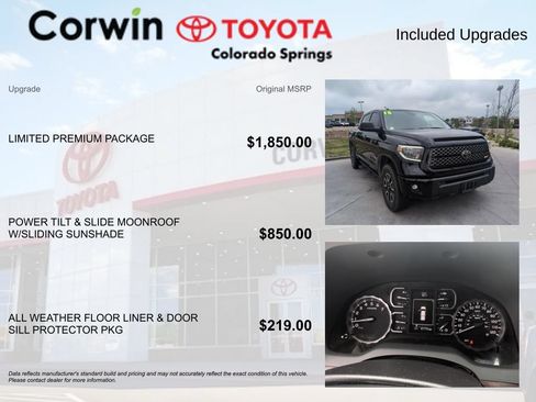 Used 2018 Toyota Tundra Limited w/ Limited Premium Package AWD/4WD image 4