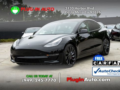 Used 2022 Tesla Model 3 Performance AWD/4WD image 1