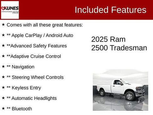 New 2025 RAM 2500 Tradesman AWD/4WD image 4