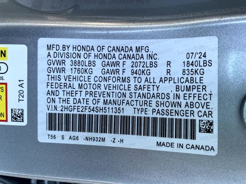 Used 2025 Honda Civic Sport image 21